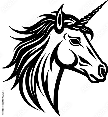 Unicorn - High Quality Vector Logo - Vector illustration ideal for T-shirt graphic
