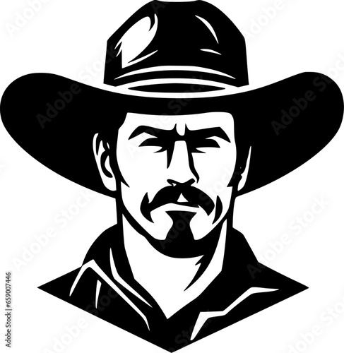 Western - High Quality Vector Logo - Vector illustration ideal for T-shirt graphic