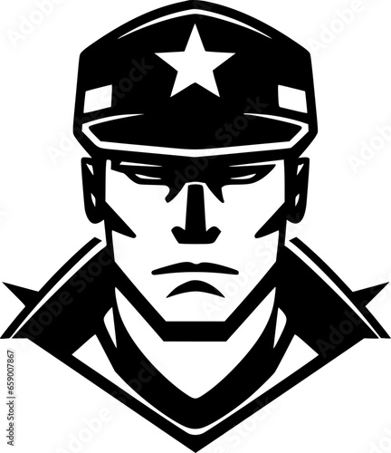 Army | Minimalist and Simple Silhouette - Vector illustration