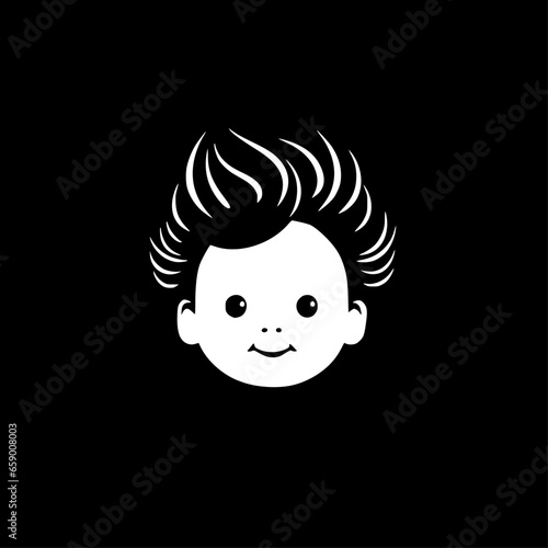 Baby | Minimalist and Simple Silhouette - Vector illustration
