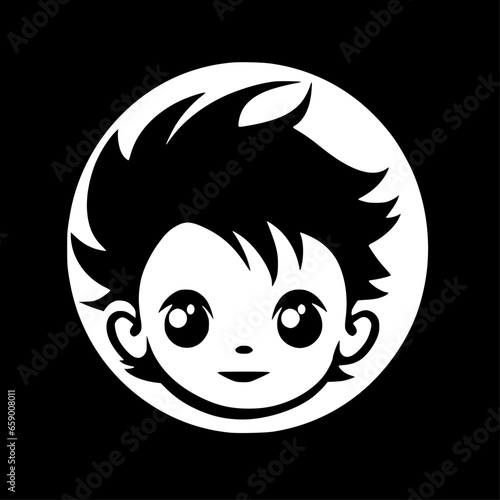 Baby - Minimalist and Flat Logo - Vector illustration
