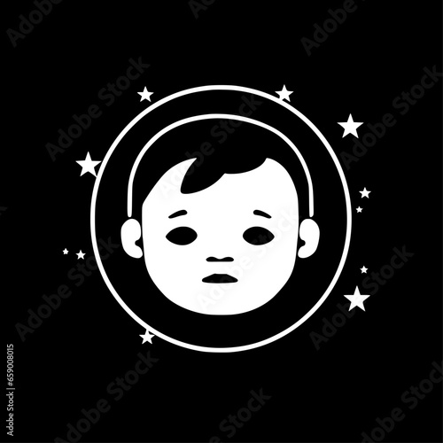 Baby | Minimalist and Simple Silhouette - Vector illustration
