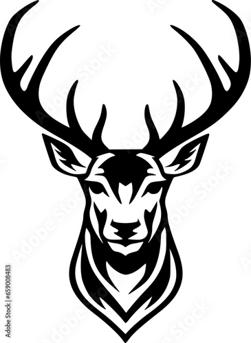 Dear | Minimalist and Simple Silhouette - Vector illustration