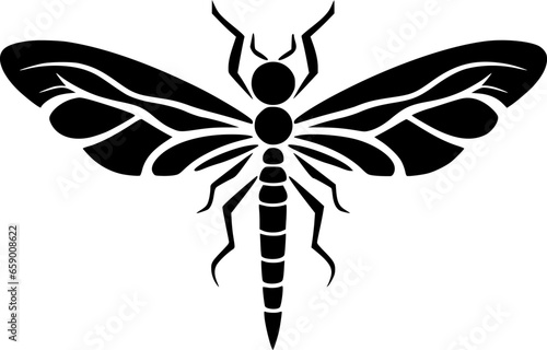 Dragonfly - High Quality Vector Logo - Vector illustration ideal for T-shirt graphic