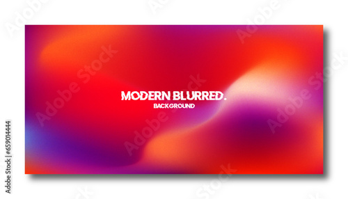 Abstract color gradient modern blurred background and film grain texture template with an elegant
