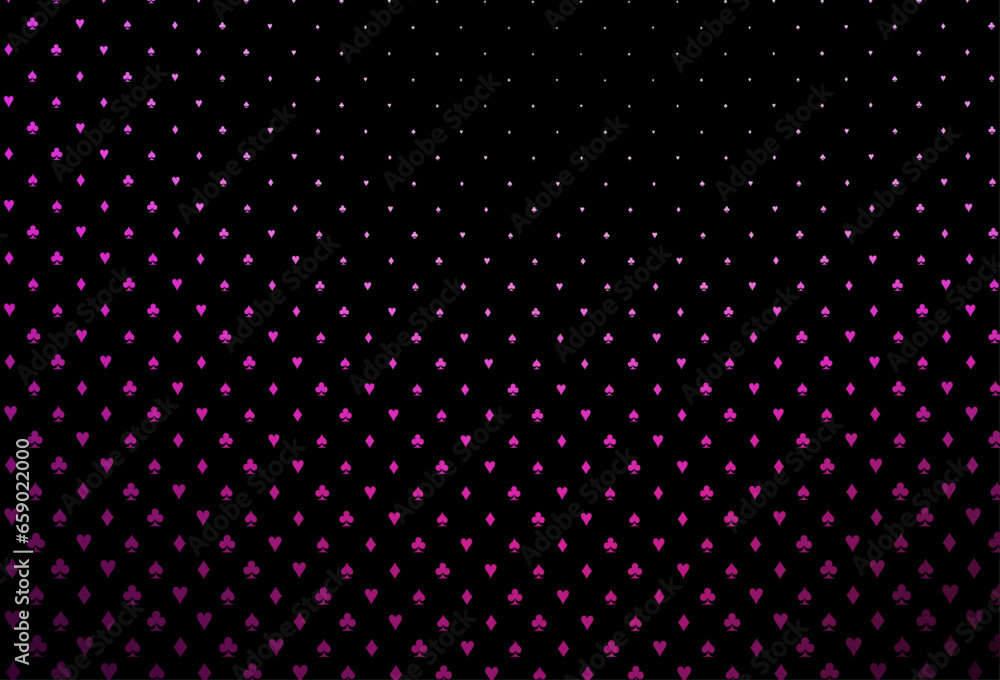 Dark pink vector layout with elements of cards. Dark pink vector layout with elements of cards.