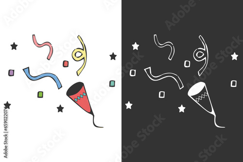 手描きのクラッカー