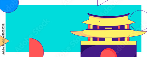 House building vector concept operation hand drawn illustration