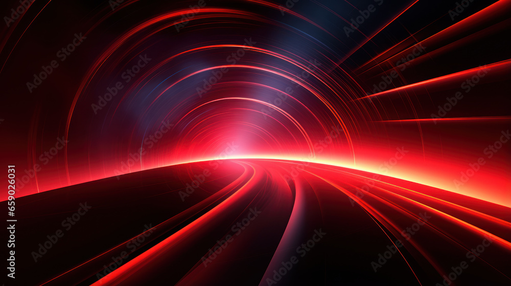 Energetic Red and Black Abstract Tunnel Energetic Red and Black Abstract Tunnel
