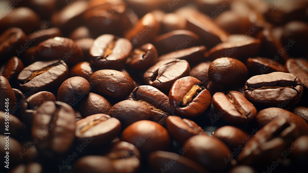 Detailed Coffee Bean Close-Up Detailed Coffee Bean Close-Up