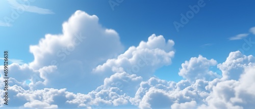 White sky background with clouds
