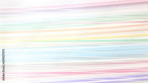 Delicate Pastel Lines on White Background