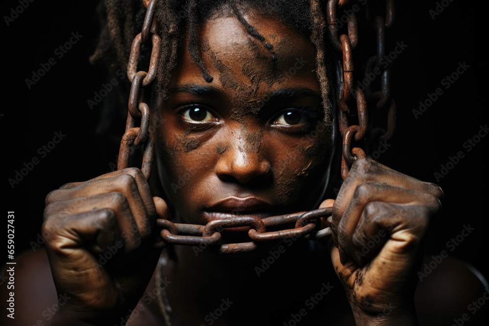 Obraz premium Remember the Slave Trade and its Abolition on International Day 