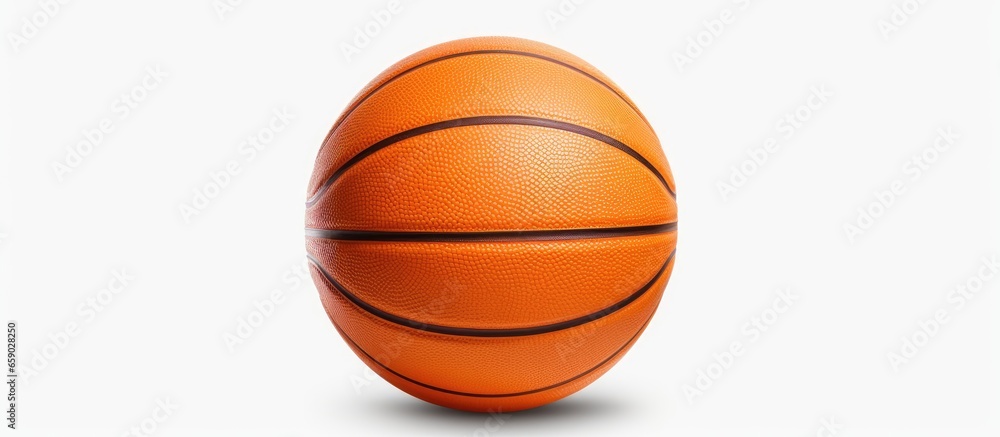 Sports imagery featuring basketball championship and athletics tournament encompassing a PNG image of an orange ball isolated with transparent background