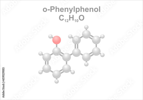 Tablou canvas o-Phenylphenol