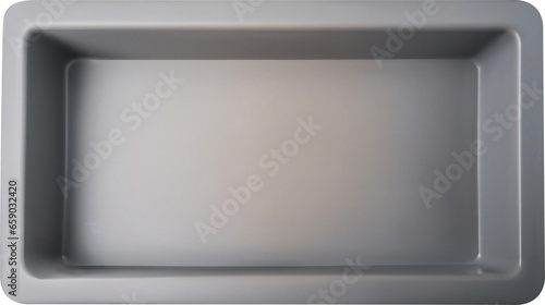 Wallpaper Mural Top view of empty tray isolated on background. Torontodigital.ca