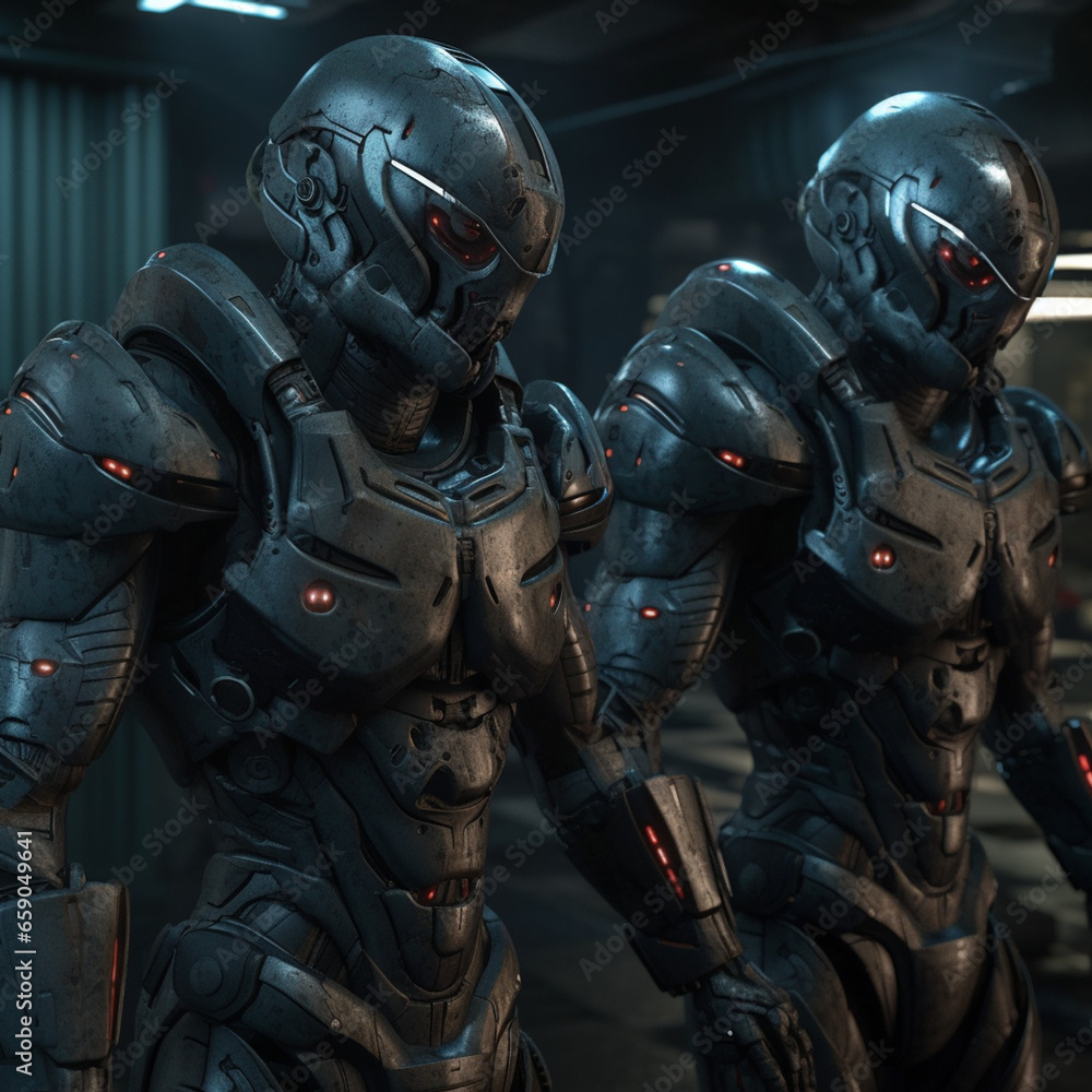 Naklejka premium フォース・アンドロイド