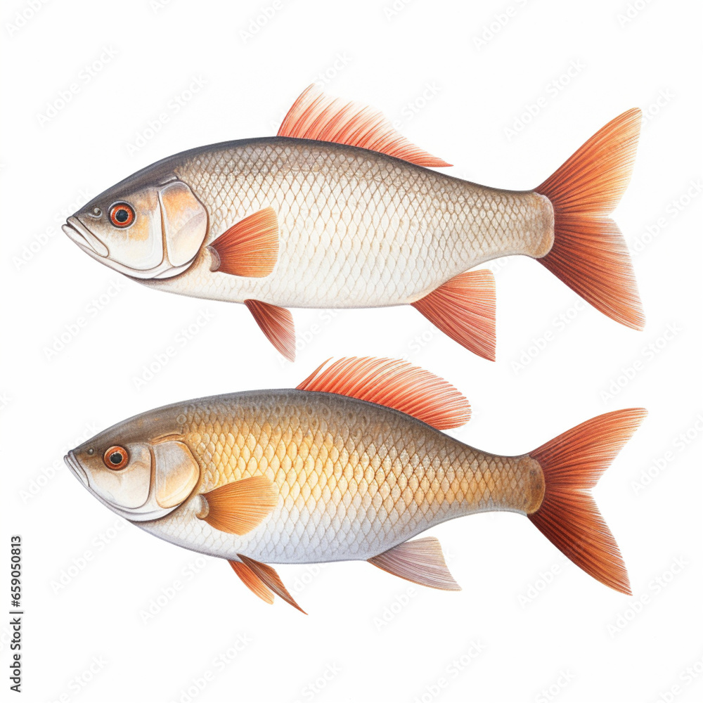 Obraz premium Fisch roach portrait
