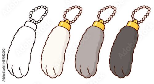 Lucky rabbit foot talisman drawing set photo