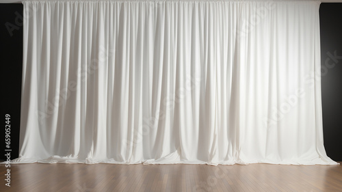 luxury curtain with and warm light background, white and lighten color 
