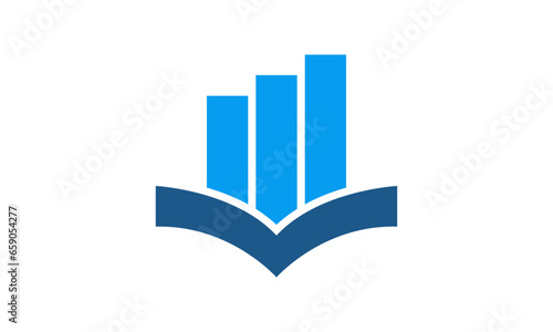 book with graphic for accounting