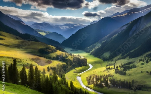Beautiful natural scenery, landscape