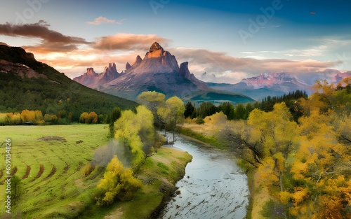Beautiful natural scenery, landscape