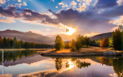 Beautiful natural scenery, landscape