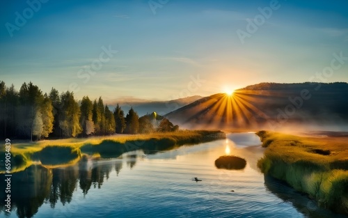Beautiful natural scenery, landscape