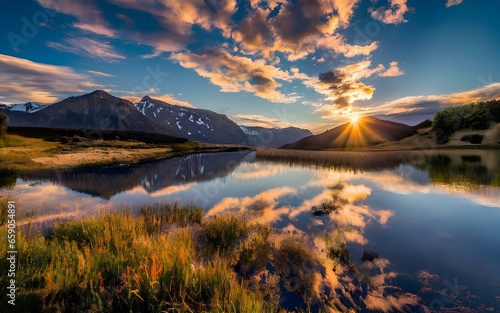 Beautiful natural scenery, landscape