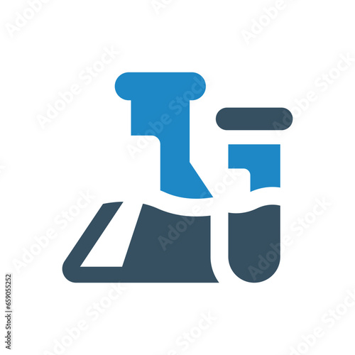 laboratory icon vector illustration