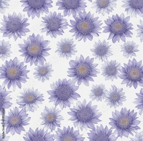 seamless pattern with flowers