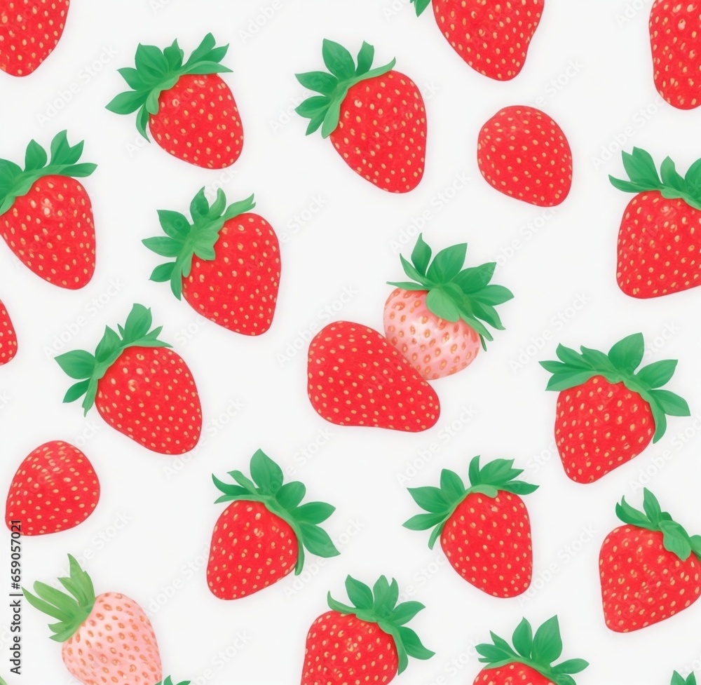 seamless pattern with strawberries seamless pattern with strawberries