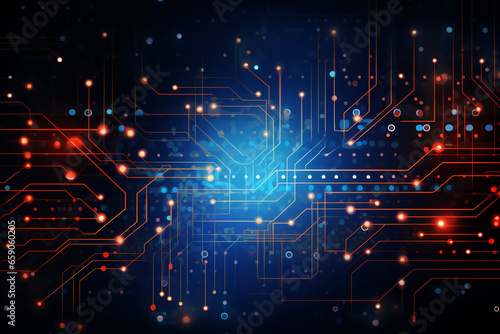 Circuit board electronic chips or electrical line engineering technology concept background