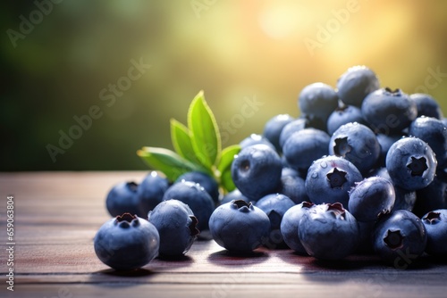 Wallpaper Mural A pile of fresh blueberries Torontodigital.ca