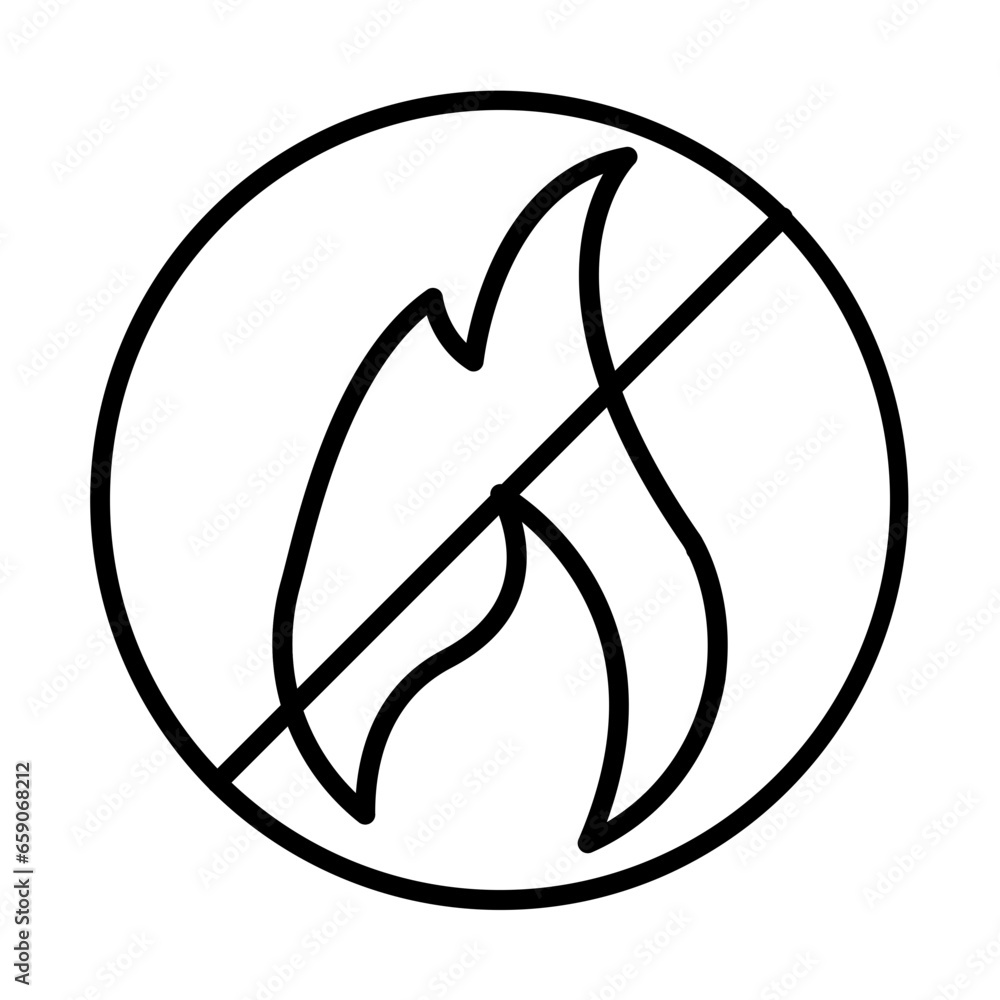 no fire icon design no fire icon design