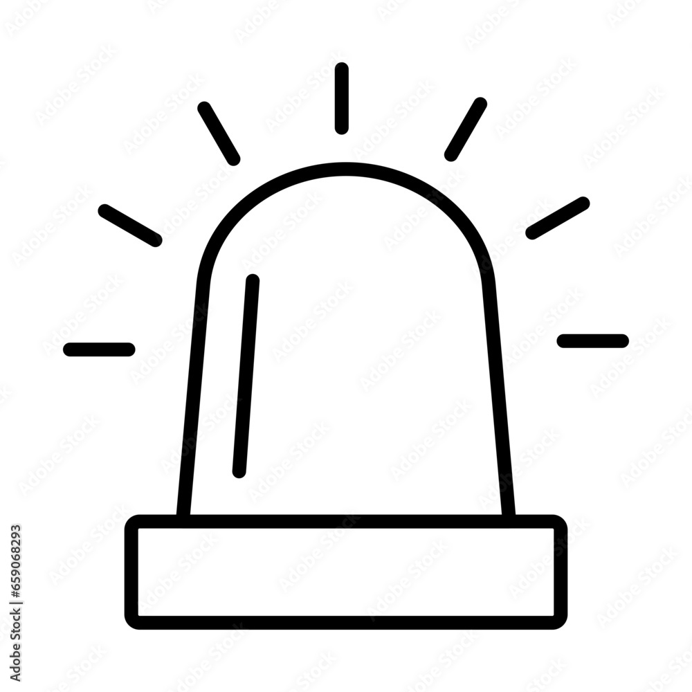 Siren icon design Siren icon design