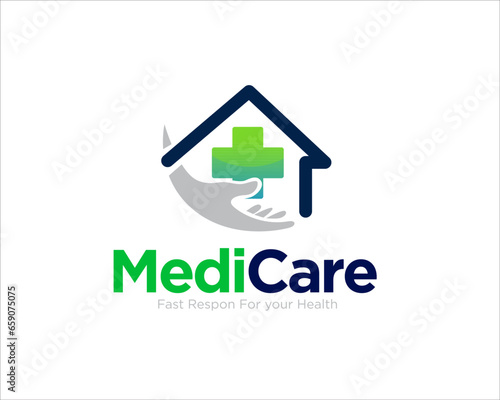 clinic medical health logo for medical service and hospital