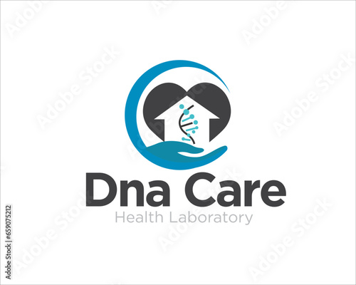dna care logo designs for medical clinic and health service