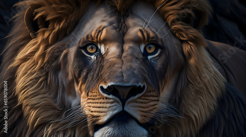 beautiful and realistic image of a Lion _01