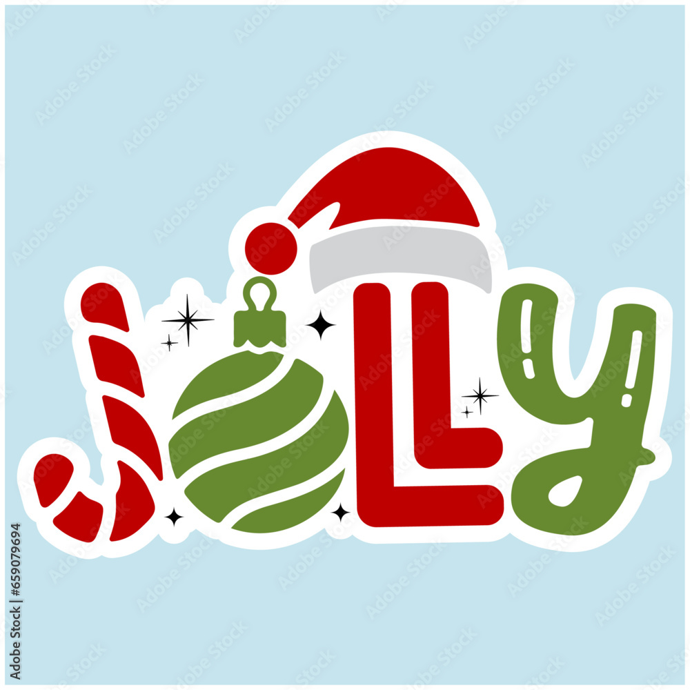 Christmas Sticker, Design Merry Christmas Sticker Ho Ho Ho Sticker Winter Sticker SVG Design Christmas Sticker, Design Merry Christmas Sticker Ho Ho Ho Sticker Winter Sticker SVG Design