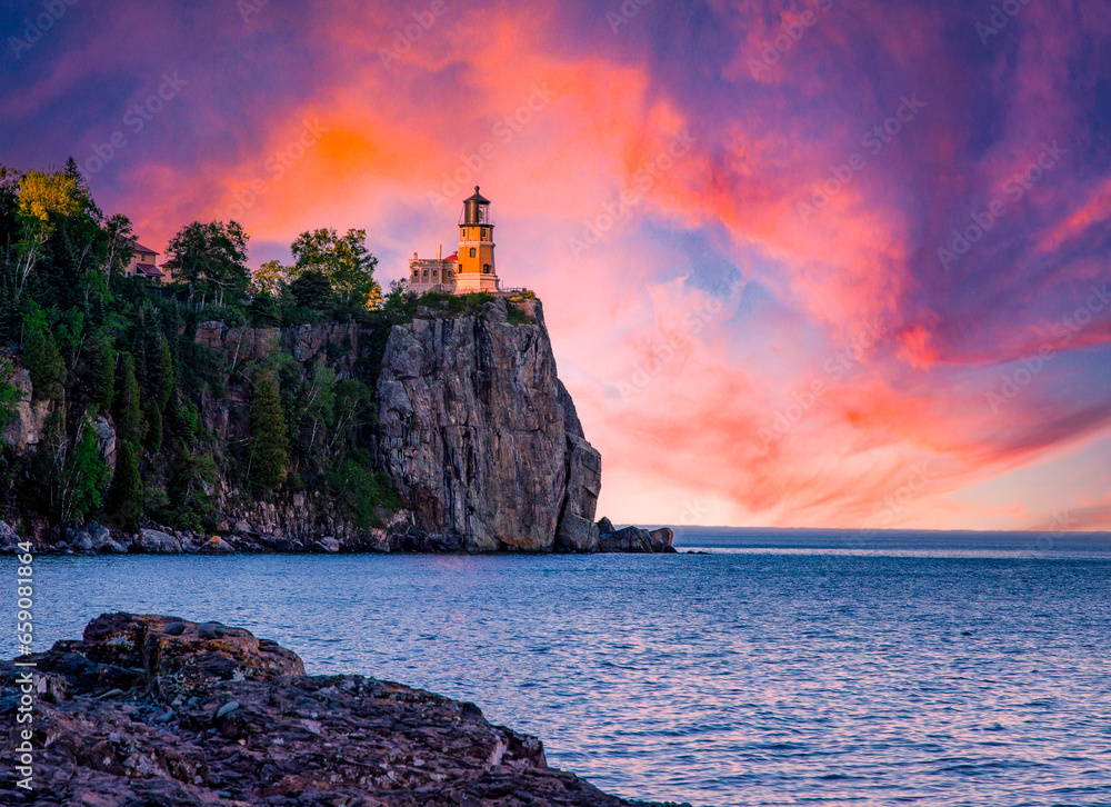 Fototapeta premium Split Rock Lighthouse