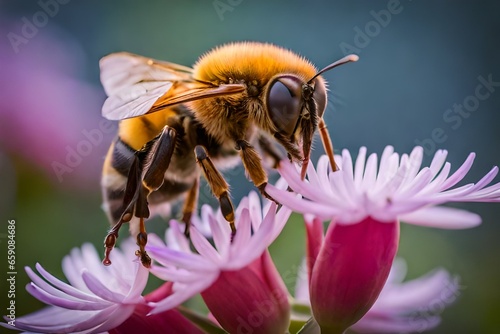 bee on flower © Tahira