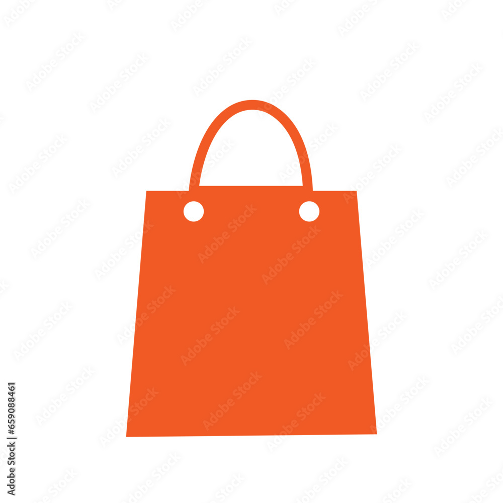 Line & Flat Shopping Bag Icons design. Line & Flat Shopping Bag Icons design.