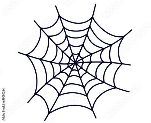 Spider web halloween spiderweb cobweb net element concept. Vector flat graphic design illustration 