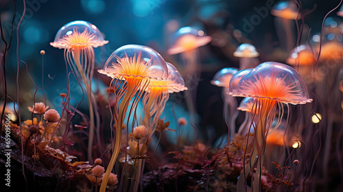 abstract jellyfish mushroom © Poprock3d