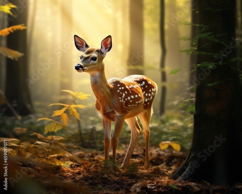 deer Captivating of a deer deer captivating nature forest animal