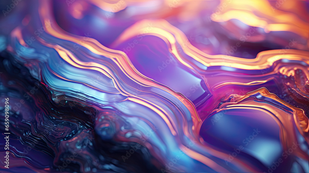Obraz premium blue and purple agate rock texture