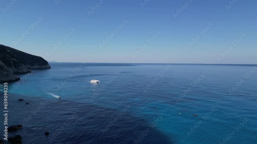 Greece Corfu beach drone photography Greece Corfu beach drone photography