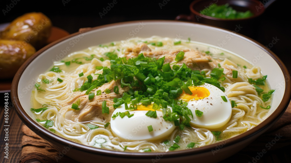Moldovan Zeama Moldovan soup with noodles Moldovan Zeama Moldovan soup with noodles